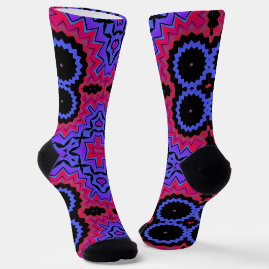 Bright Socks Fractal Seamless Patterns 0042050 ソックス (傾斜あり)