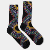 Bright Socks Fractal Seamless Patterns 0042051 ソックス (右)