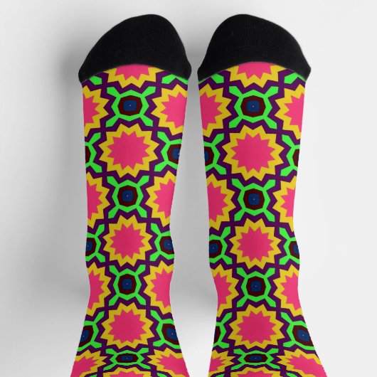 Bright Socks Fractal Seamless Patterns 0042054 ソックス (上部)