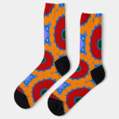 Bright Socks Fractal Seamless Patterns 0042056 ソックス (左)