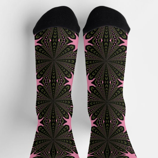 Bright Socks Fractal Seamless Patterns 0042057 ソックス (上部)