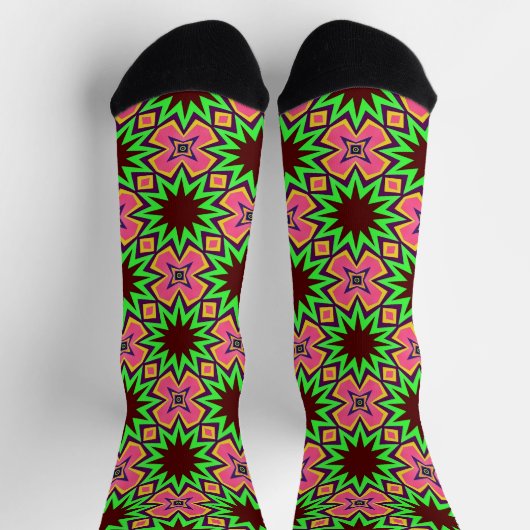 Bright Socks Fractal Seamless Patterns 0042059 ソックス (上部)