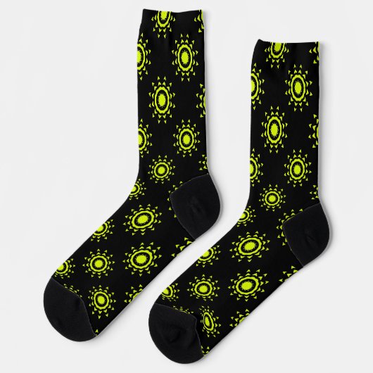 Bright Socks Fractal Seamless Patterns 0042060 ソックス (左)