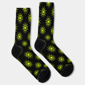 Bright Socks Fractal Seamless Patterns 0042060 ソックス (右)