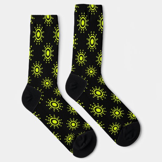 Bright Socks Fractal Seamless Patterns 0042060 ソックス (右)