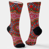 Bright Socks Fractal Seamless Patterns 0042063 ソックス (傾斜あり)