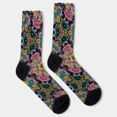 Bright Socks Fractal Seamless Patterns 0042065 ソックス (右)