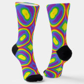 Bright Socks Fractal Seamless Patterns 0042066 ソックス (傾斜あり)