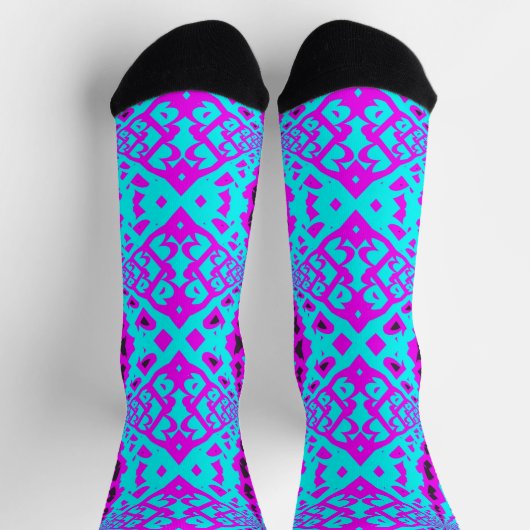 Bright Socks Fractal Seamless Patterns 0042071 ソックス (上部)
