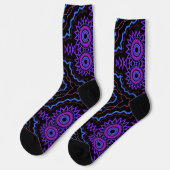 Bright Socks Fractal Seamless Patterns 0042072 ソックス (左)