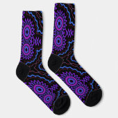 Bright Socks Fractal Seamless Patterns 0042072 ソックス (右)