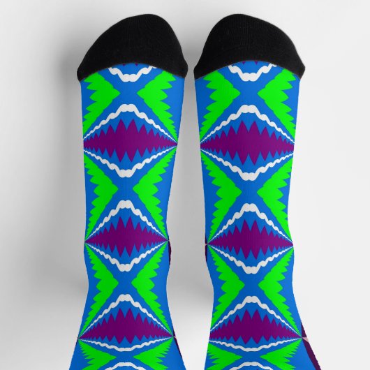 Bright Socks Fractal Seamless Patterns 0042076 ソックス (上部)