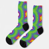 Bright Socks Fractal Seamless Patterns 0042080 ソックス (左)