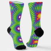 Bright Socks Fractal Seamless Patterns 0042080 ソックス (傾斜あり)