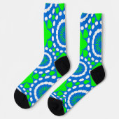 Bright Socks Fractal Seamless Patterns 0042082 ソックス (左)