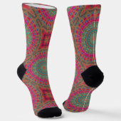 Bright Socks Fractal Seamless Patterns 0042086 ソックス (傾斜あり)