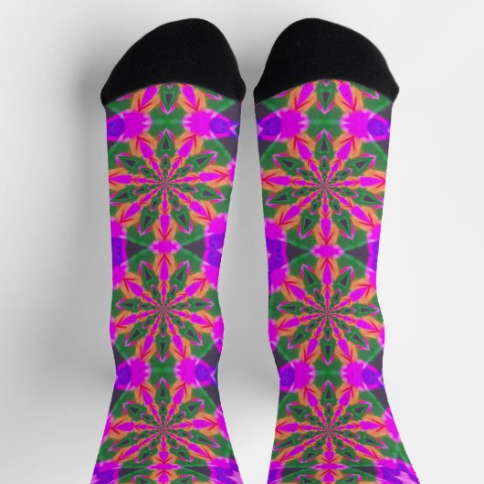 Bright Socks Fractal Seamless Patterns 0042089 ソックス (上部)