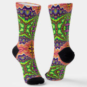 Bright Socks Fractal Seamless Patterns 0042090 ソックス (傾斜あり)
