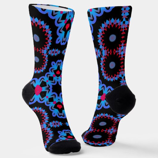 Bright Socks Fractal Seamless Patterns 0042096 ソックス (傾斜あり)