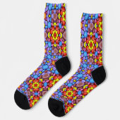 Bright Socks Fractal Seamless Patterns 0042097 ソックス (左)