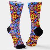 Bright Socks Fractal Seamless Patterns 0042097 ソックス (傾斜あり)