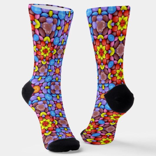 Bright Socks Fractal Seamless Patterns 0042097 ソックス (傾斜あり)