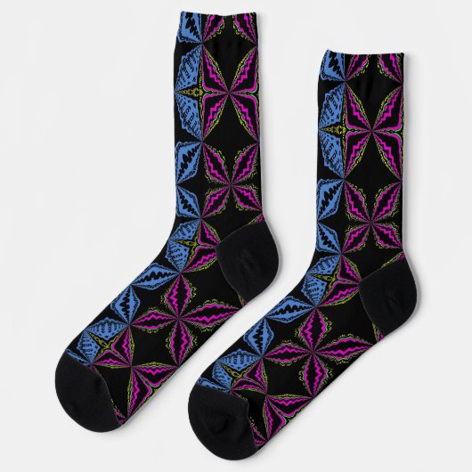 Bright Socks Fractal Seamless Patterns 0042098 ソックス (左)