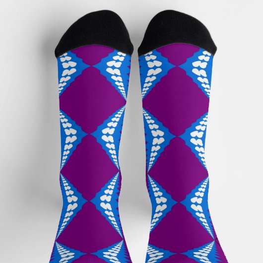 Bright Socks Fractal Seamless Patterns 0042103 ソックス (上部)