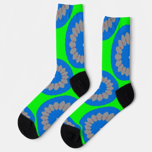 Bright Socks Fractal Seamless Patterns 0042104 ソックス (左)