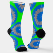Bright Socks Fractal Seamless Patterns 0042104 ソックス (傾斜あり)