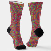 Bright Socks Fractal Seamless Patterns 0042105 ソックス (傾斜あり)