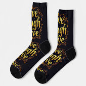 Bright Socks Live Laugh Love 0044022 ソックス (左)