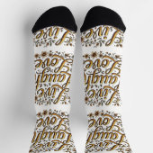 Bright Socks Live Laugh Love 0044028 ソックス (上部)