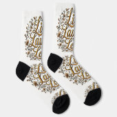 Bright Socks Live Laugh Love 0044028 ソックス (右)