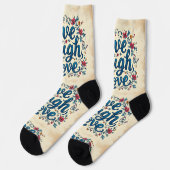 Bright Socks Live Laugh Love 0044031 ソックス (左)