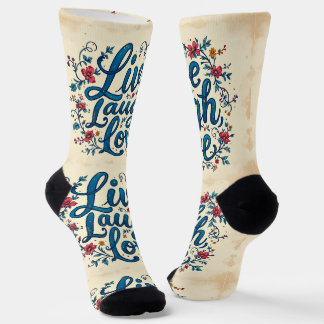 Bright Socks Live Laugh Love 0044031 ソックス