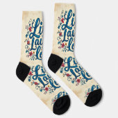 Bright Socks Live Laugh Love 0044031 ソックス (右)