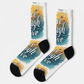 Bright Socks Live Laugh Love 0044080 ソックス (左)