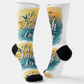 Bright Socks Live Laugh Love 0044080 ソックス (傾斜あり)