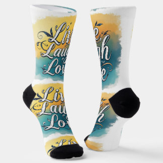 Bright Socks Live Laugh Love 0044080 ソックス