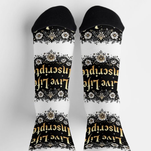 Bright Socks Live Life Unscripted 0044016 ソックス (上部)