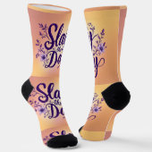 Bright Socks Motivational Art 0043973 ソックス (傾斜あり)