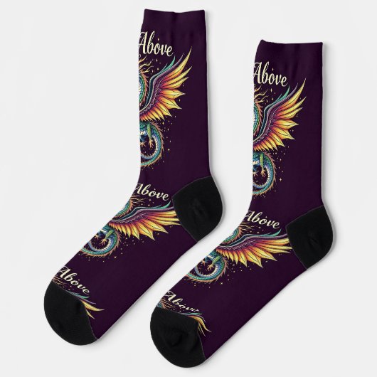 Bright Socks Motivational Art 0043974 ソックス (左)