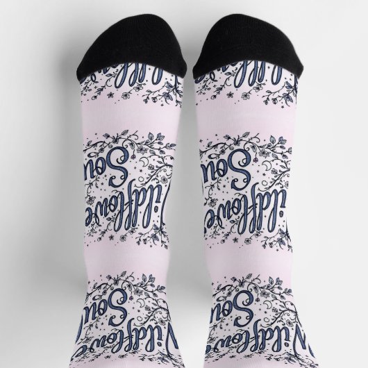 Bright Socks Motivational Art 0043977 ソックス (上部)