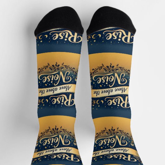 Bright Socks Motivational Art 0043978 ソックス (上部)