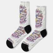 Bright Socks Motivational Art 0043979 ソックス (左)