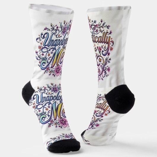 Bright Socks Motivational Art 0043979 ソックス (傾斜あり)