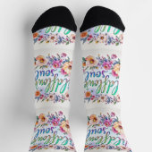 Bright Socks Motivational Art 0043982 ソックス (上部)