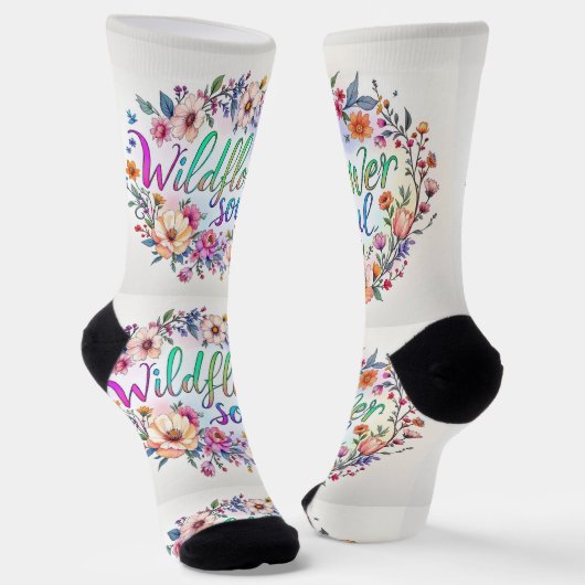 Bright Socks Motivational Art 0043982 ソックス (傾斜あり)