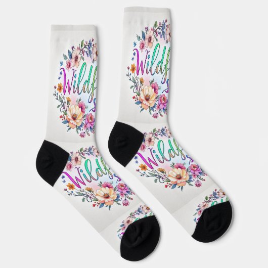 Bright Socks Motivational Art 0043982 ソックス (右)